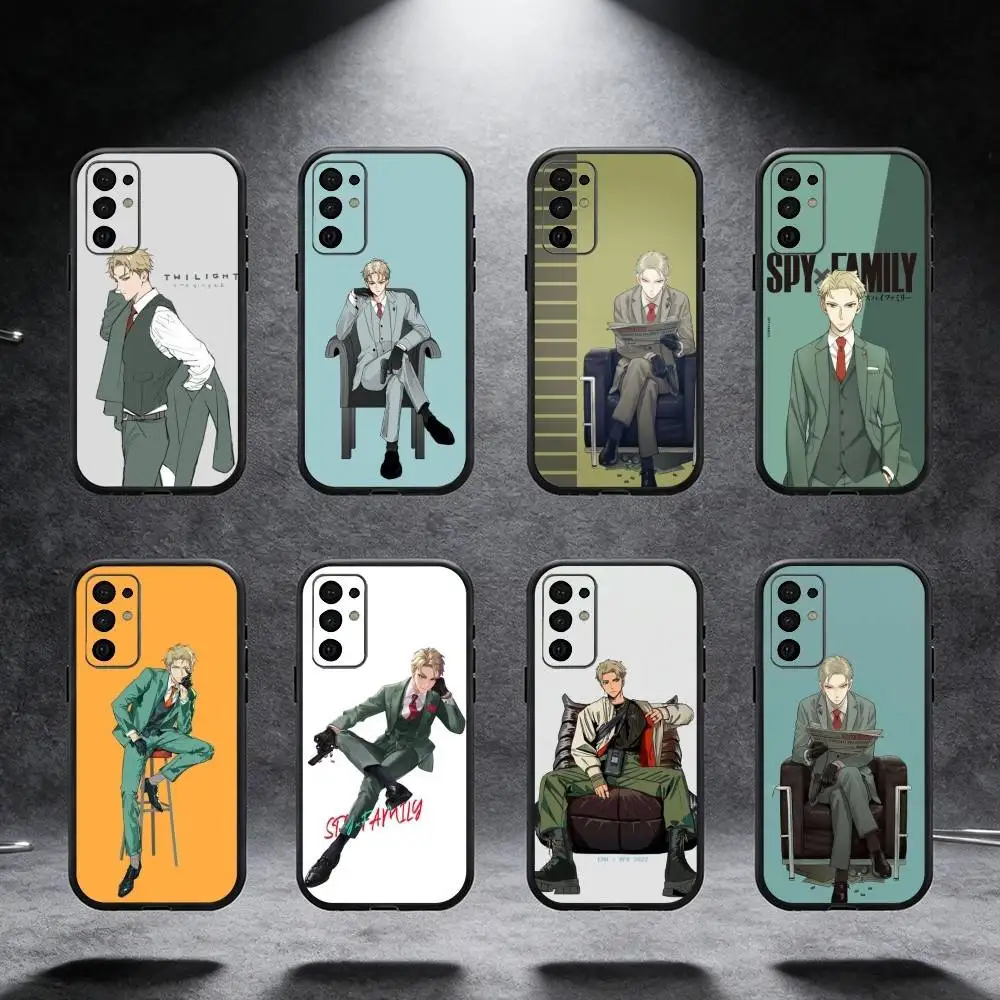 

Anime S-Spy And F-Family Loid Forger Phone Case For Samsung S25,S24,S21,S22,S23,S30,Ultra,S20,Plus,Fe,Note,5G Black Cover