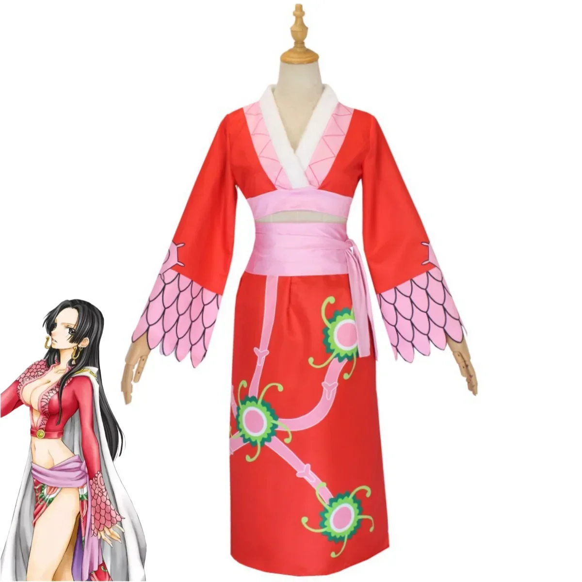 Anime Lily Seven Warlords of The Sea Boa·Hancock Cosplay Costume Halloween Empire Snake Clothes for Sexy Woman Suit Wig