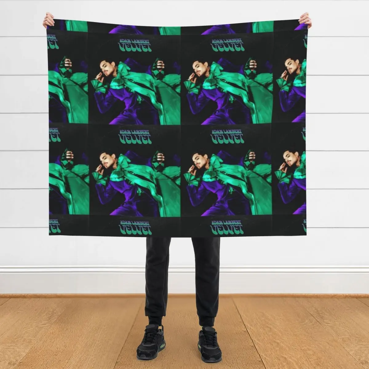 

Velvet Adam Lambert Throw Blanket Winter beds Weighted Camping Hairys Blankets