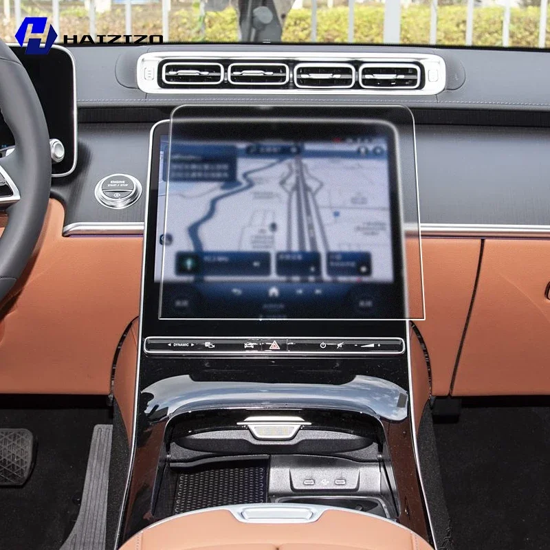 

Для Mercedes-Benz S-CLASS W222 W223 2021-2025 закаленное стекло автомобильная навигационная защитная пленка для экрана приборной панели ремонт экрана монитора