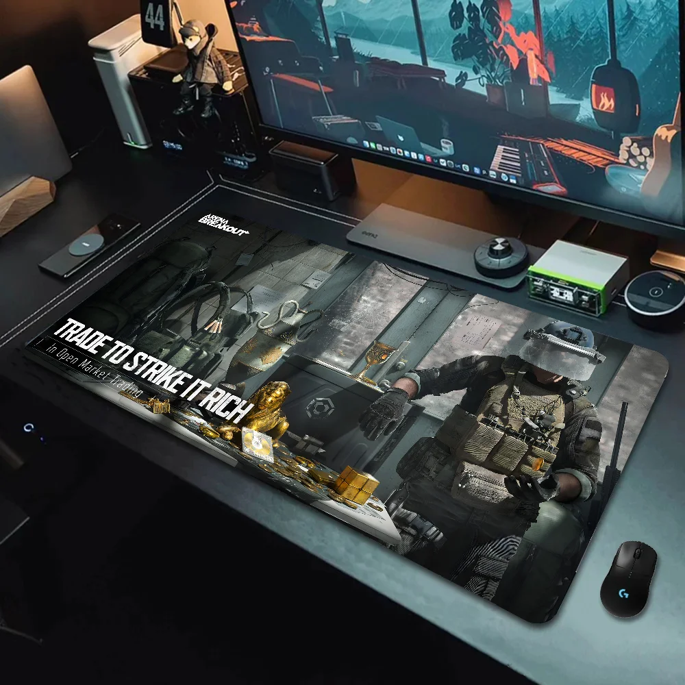 Game Arena Breakout Mousepad Large Gaming Mouse Pad LockEdge Thickened Computer Keyboard Table Desk Mat