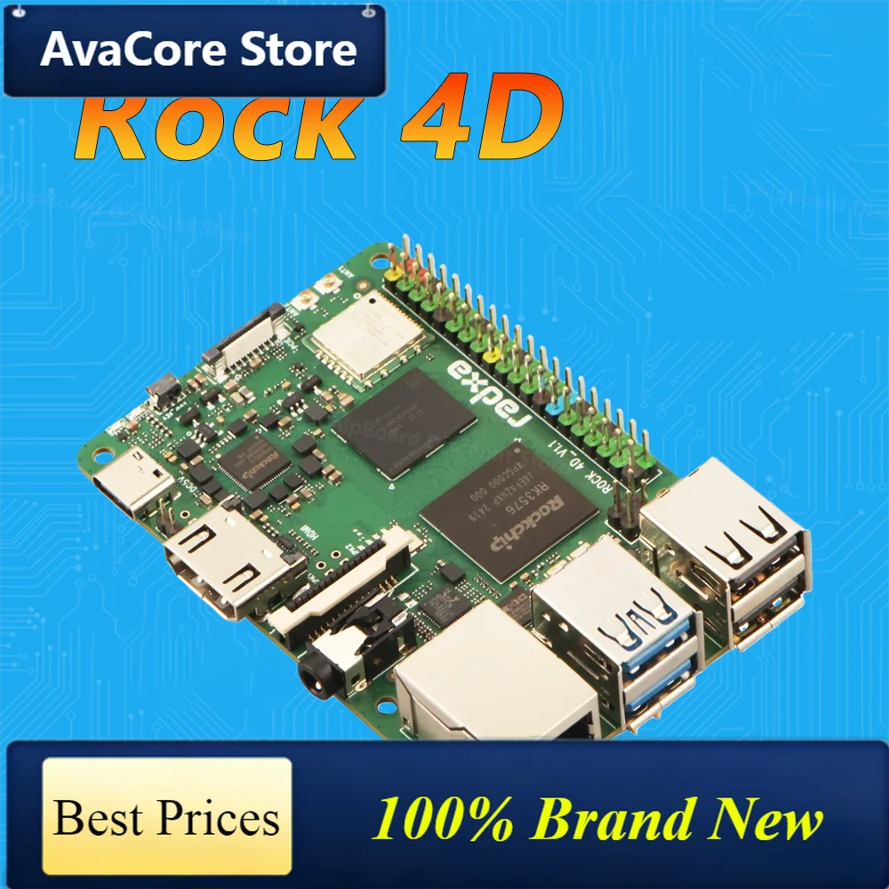 AvaCoreROCK 4D RK3576 8-core ,Designed for industrial Al and Edge,6TOPS,NPU RKNN support, LLM support