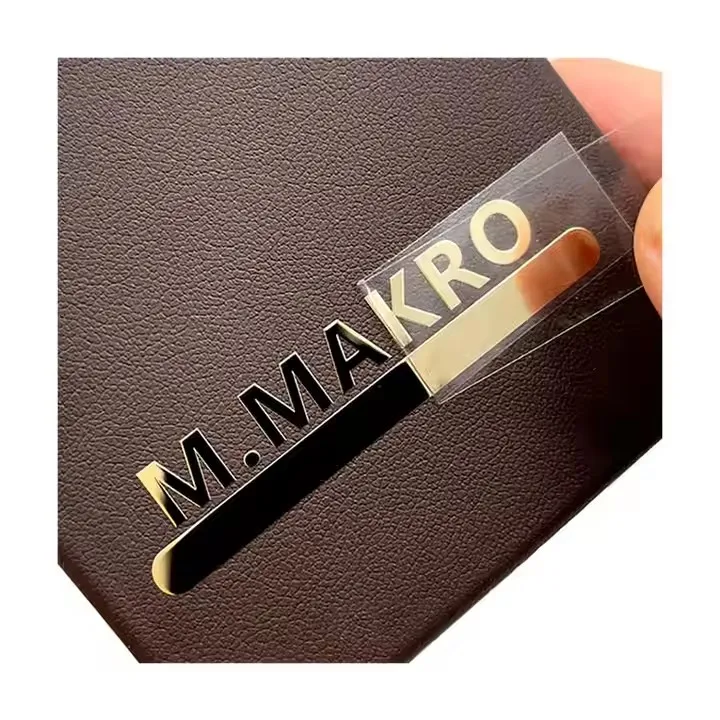 3d benutzer definierte Gold Transfer Aufkleber Glanz Silber Metall Logo Kristall Etikett selbst klebende Marke personal isierte dtf Druck UV-Folie Relief