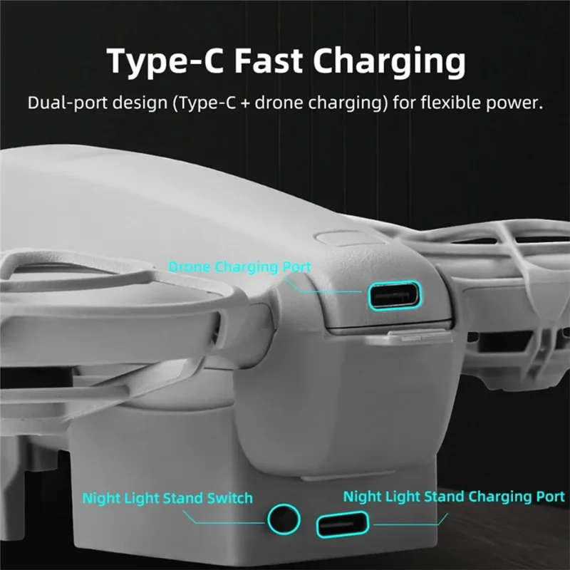 L52A-LED ضوء الملاحة الليلية لطائرة DJI NEO بدون طيار مضيئة زيادة قوس تحذير ضوء-ملحق خفيف الوزن