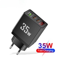 PD 35W USB Charger Fast Charging Type C Mobile Phone Charger QC 3.0 For Iphone 14 15 Pro Max Samsung Xiaomi 12 13 Oppo Oneplus