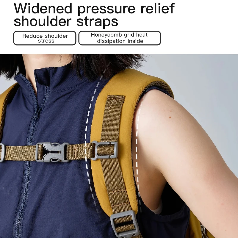 حقائب كمبيوتر محمول Fouvor خفيفة الوزن مقاومة للماء بسعة كبيرة حقائب ظهر لمقصورة الطائرة حقائب سفر مدرسية رياضية مريحة 3068-03