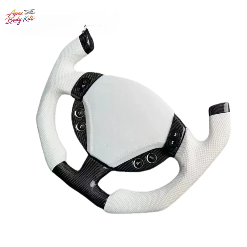 FOR Maserati GT GTS GC MC Quattroporte President Series Upgraded and Customized Carbon Fiber Leather Steering Wheel