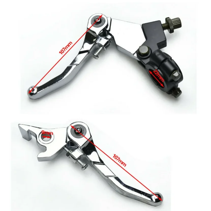 Motorcycle Folding Clutch lever Brake Lever set Lever Clutch Set Fit for Most 110cc 125cc140cc 160cc Pit Dirt bikes Bikes parts