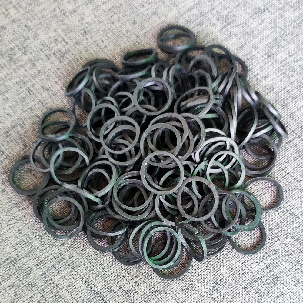 2000 Pcs Black O Rings Elastic Rubber Bands Stretchable Latex Rings Supplies For Home Stationery Office Package Stretchable Band
