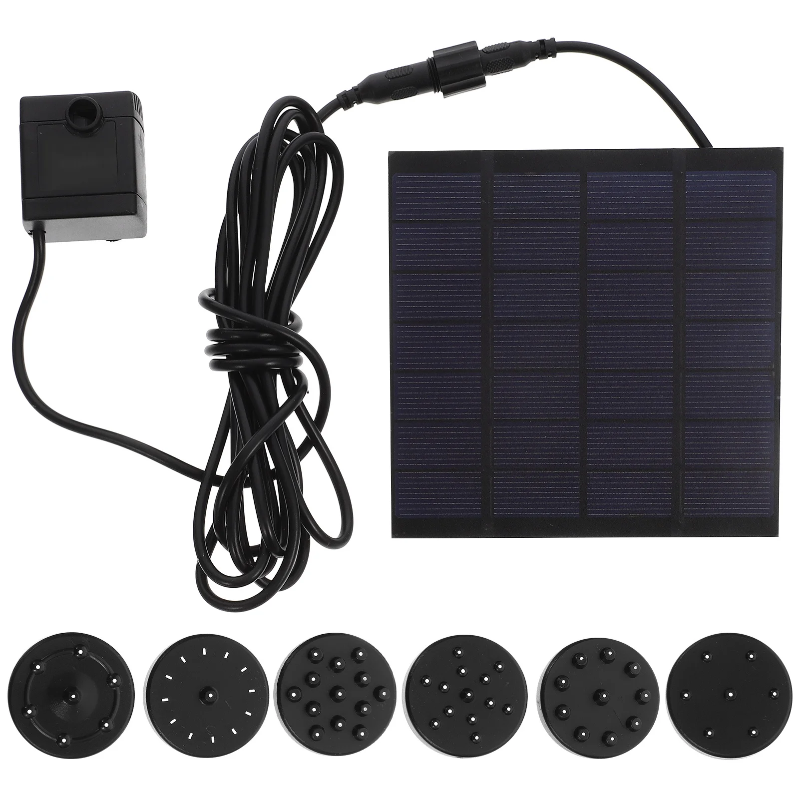 

7V 1W 180L/H Solar Pump Black Submersible For Aquarium Fountain Pool Garden Pond Solar Panel Pump Garden Supplies
