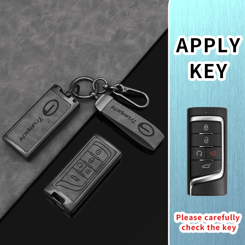 Car Remote Key Case Cover For GAC Trumpchi GS7 GS8 GM8 GS5 GA6 GM6 2015 2016 2017 2018 2019 2020 2021 2022 2023 Accessories