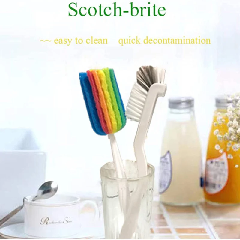 Bottle Brushes Cleaner Set For Cleaning Narrow Neck Cups Bottles Dishes