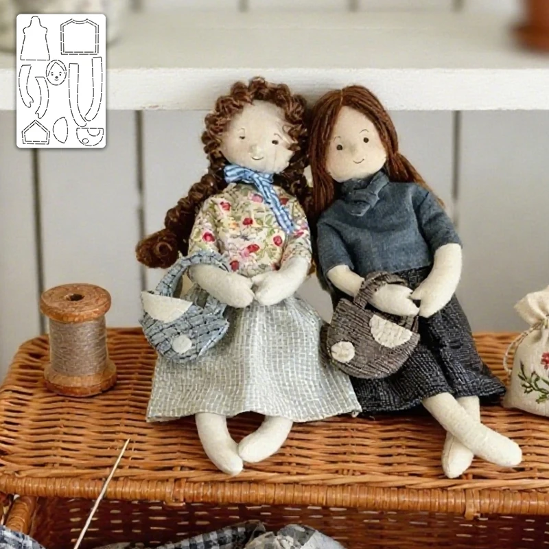 YOMDID 1pc Handgemachte DIY Zeichnung Patchwork Vorlage DIY Mädchen Anhänger Puppe Design PET Nähen Schablone Nähen Zubehör