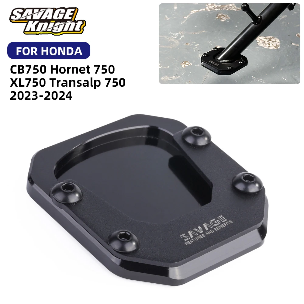 

2024 Transalp Hornet 750 Kickstand Enlarge Plate Pad For Honda CB750 XL750 CB XL 750 2023 Side Stand Extender Support Holder