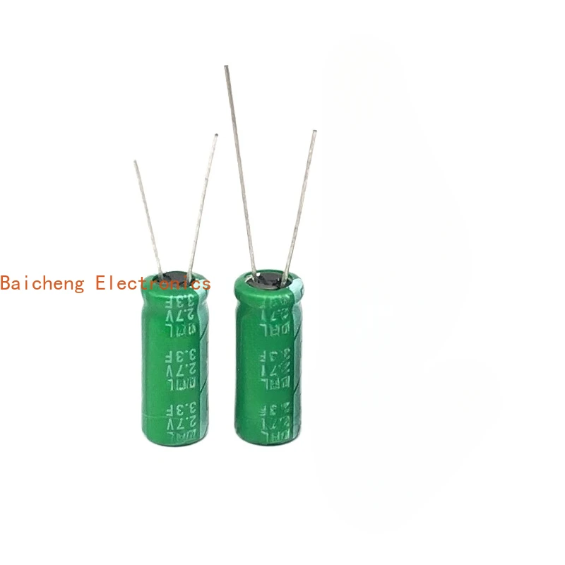 10 PCS Novo Capacitor gravador de condução 3F 2.7V4F 3.0F 2.7V3.3F 2.5V