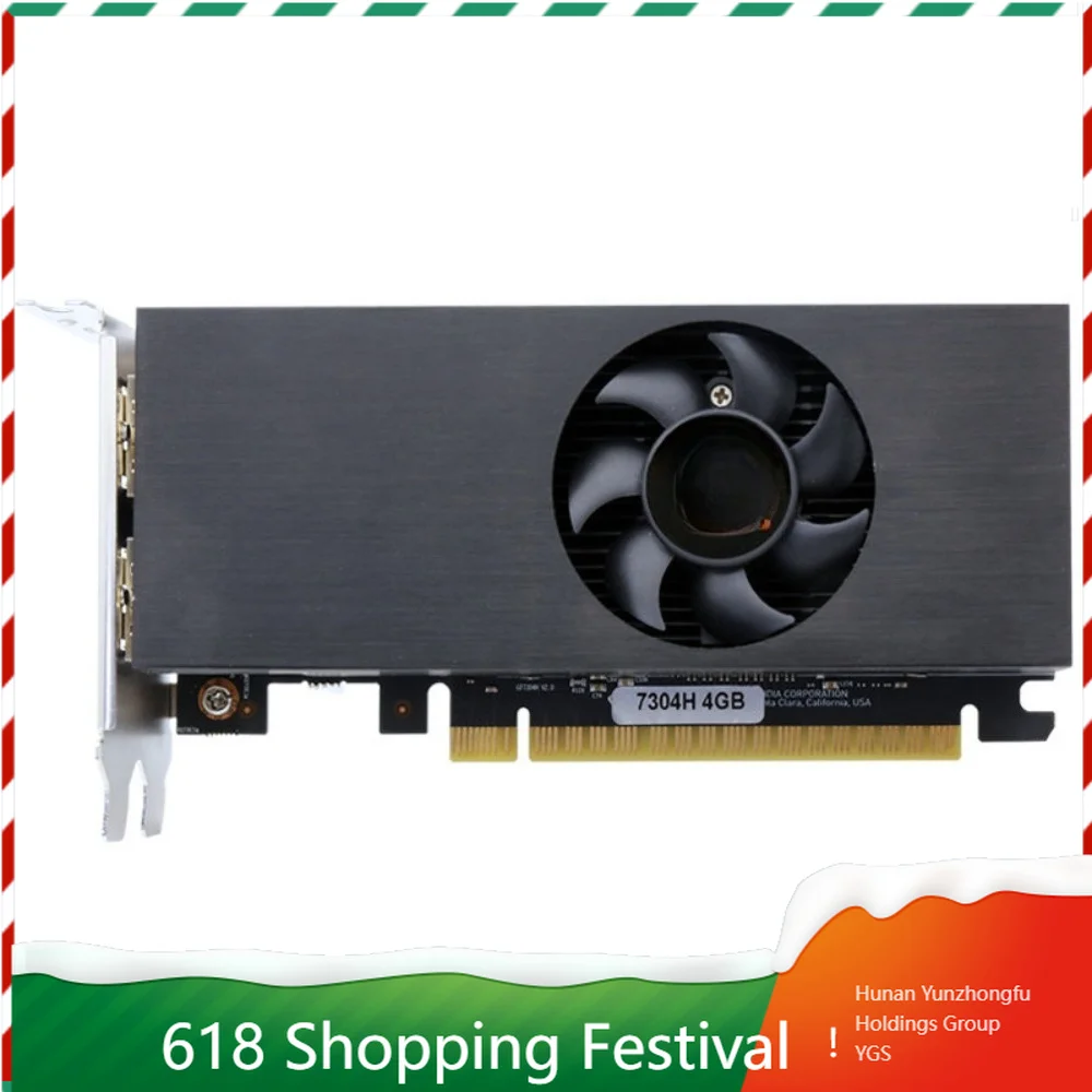 Low Profile GT730 4 HDMI Output GPU Multi Display Adapter For Industrial Server Stock Trading Multi Monitor Build