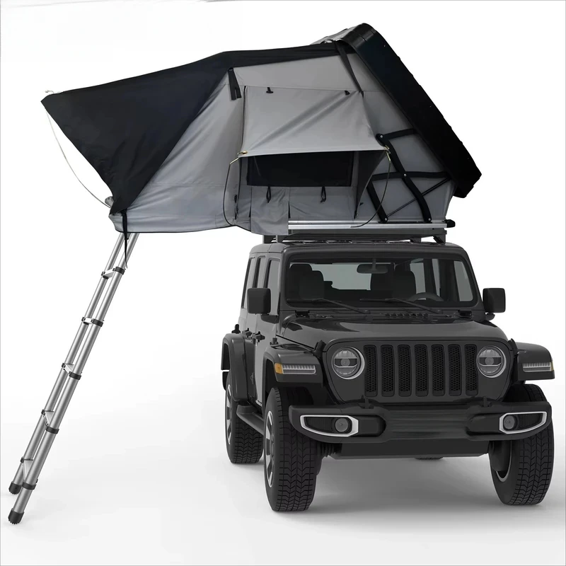 Modern Waterproof Portable Roof Top Hard Shell Extended Tent For Outdoor Camping And Car Use