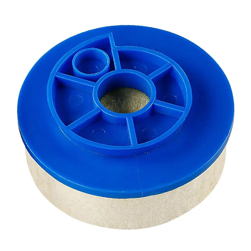 1Pc 4 Inch 100mm Snail Lock Abrasive Wool Polishing Wheel Felt Wheel For Grinding Stone Marble Granite Glass Stainless Steel