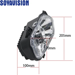 Links und rechts Leuchtturm für Polaris, ATV Lighthouse, Seite X RZR Sides, Sportsman 800, 900, 570, H4, 2012-2013 8 HauptlED -Polaris -Verkauf 570 - №2
