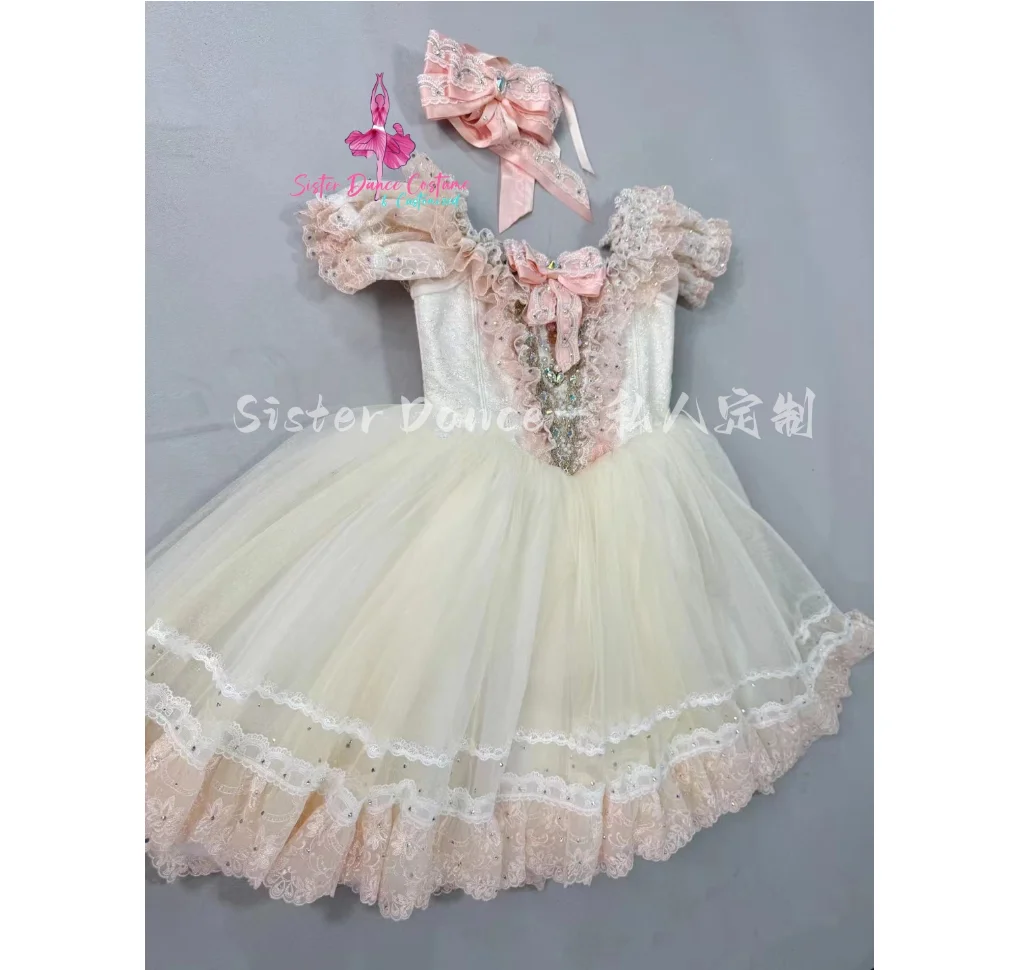 

Pink Clara Variations tutu Professional private custom children's women's professional stage competition dress