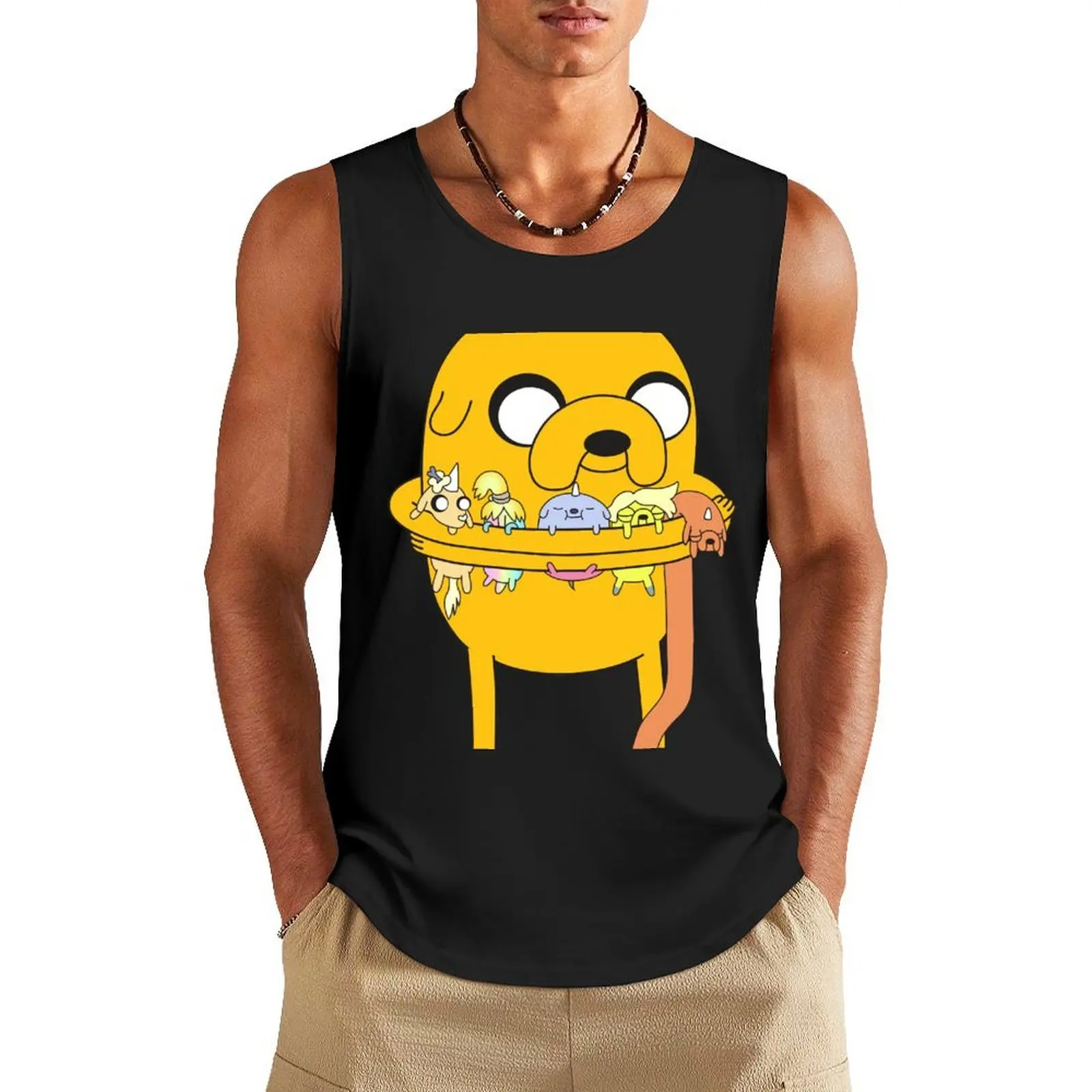 

Jake Tank Top t-shirt gym man Sleeveless T-shirt basketball