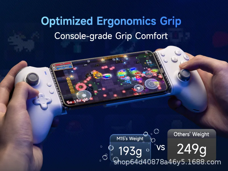 

Растягивающийся Bluetooth-геймпад: полное механическое ощущение, двойная точность Hall-датчиков и поддержка нескольких платформ