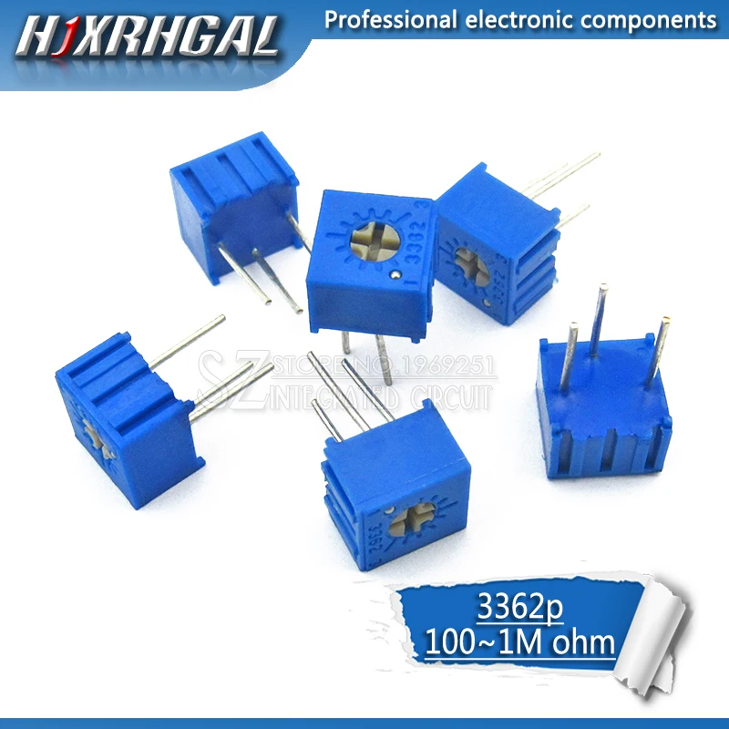 10pcs 3362P 101 201 501 102 202 502 103 203 503 104 204 105 Trimpo Trimmer Potentiometer 3362 500R 1K 2K 5K 10K 20K 50K hjxrhgal