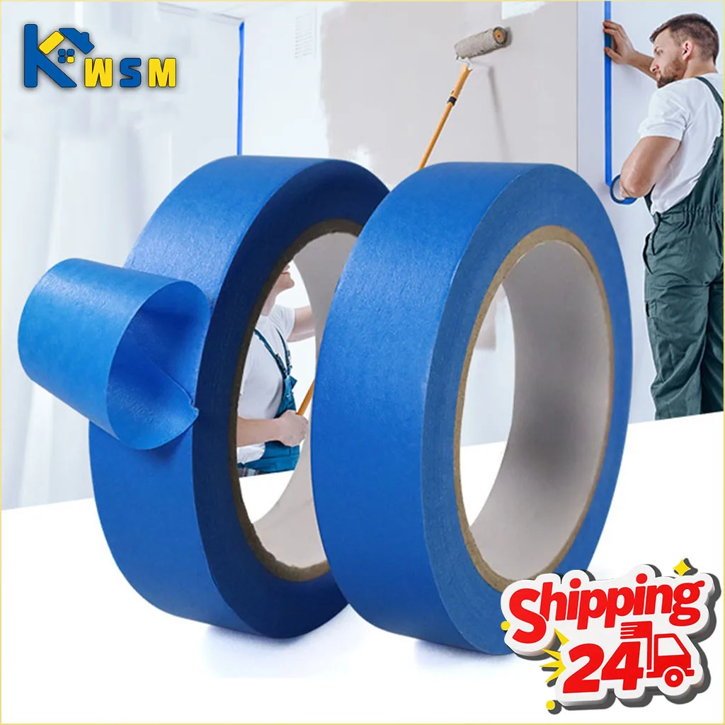 1-10PCS UV Resistant Washi Tape for Auto Paint Masking High Temperature Crepe Paper Painter Tape for Car Spray Home Decor