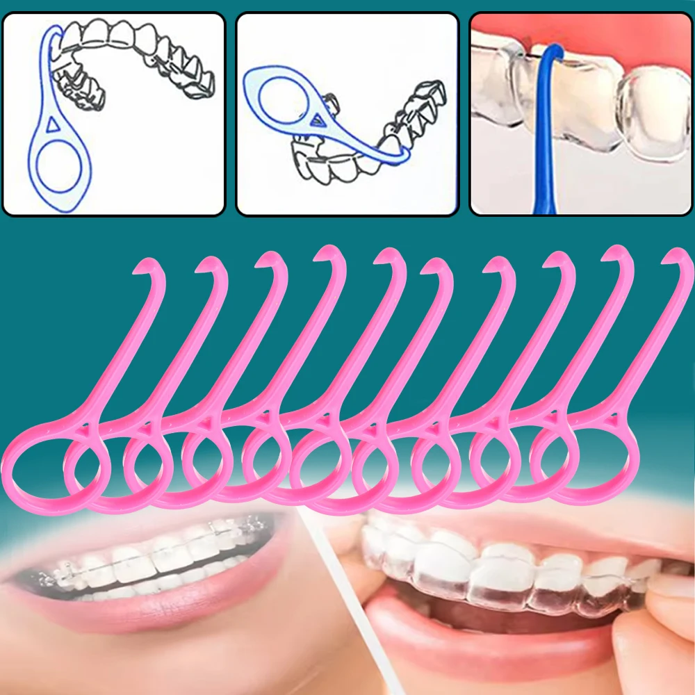 

10 шт., инструмент для удаления зубного выравнивателя, невидимые брекеты, экстрактор, ортодонтический крючок для фиксатора, регулировки, профессиональный комплект для стоматологии