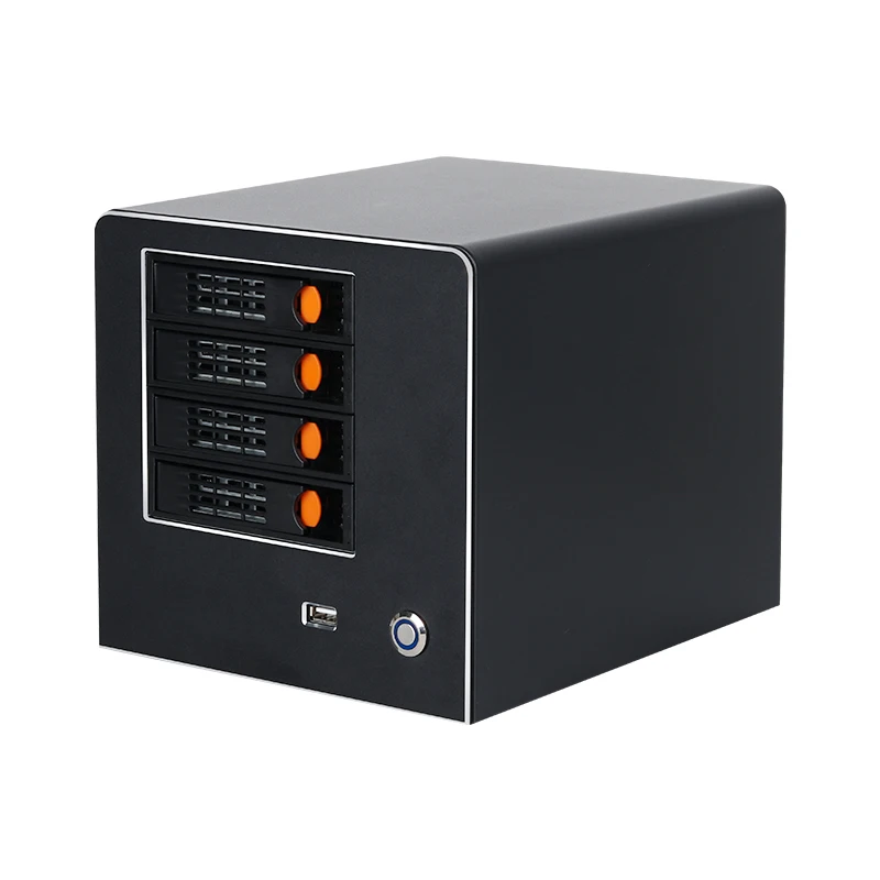 Home NAS Processore Intel N100 N150 16 GB DDR5 1 TB M.2 NVMe SSD Windows 11 10G Ethernet Supporta HDD da 4/6/8 alloggiamenti da 2,5 e 3,5 pollici