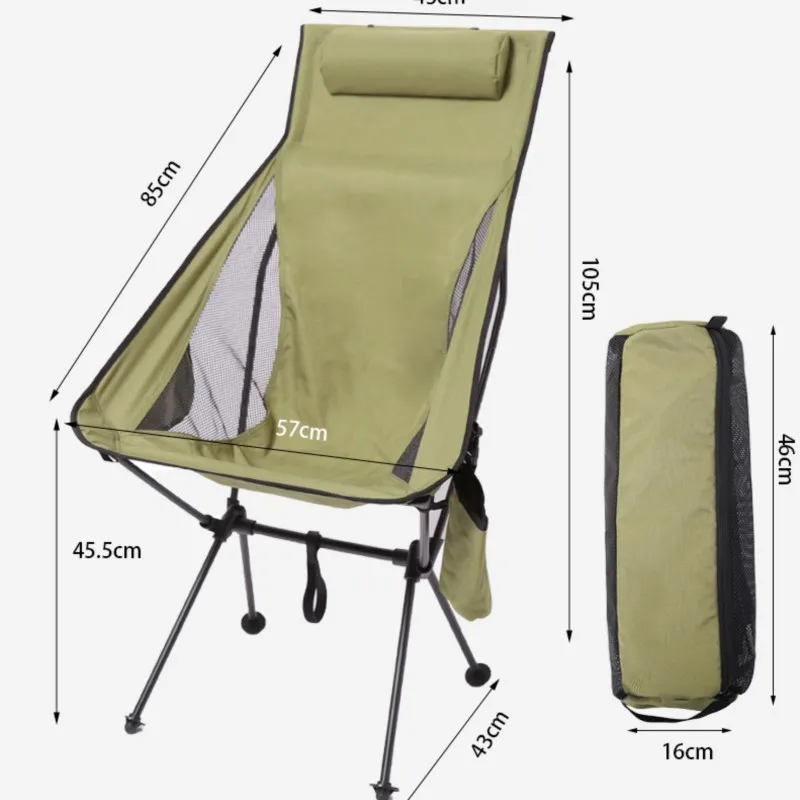 Imagem -05 - Grylls Outdoor Folding Chair com Copo e Bolsa Três Cores Disponíveis Hot Novidades Moon Cadeiras