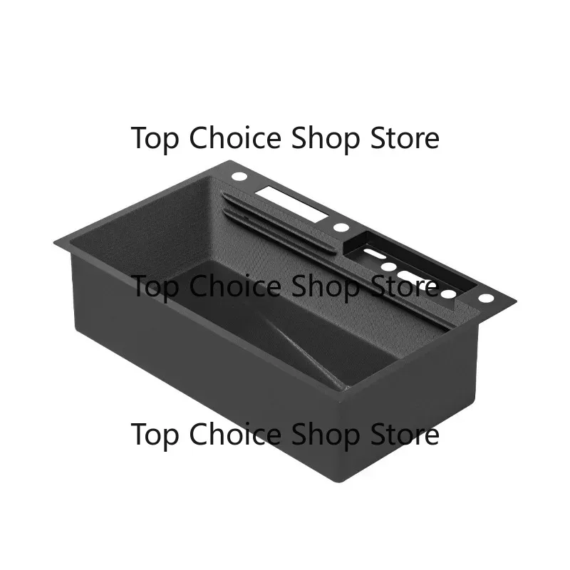 Customized 4.0 thickened sink honeycomb pattern 304 stainless steel kitchen vegetable basin large single slot nan-o sink