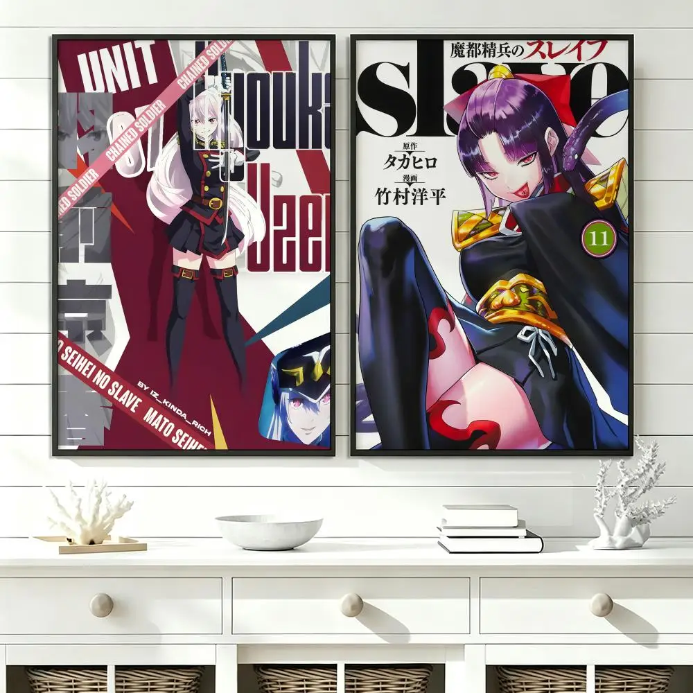anime Chained Soldier Poster Poster HD Trendy SelfAdhesive Wall Art Print For Living Room Bedroom Dorm Office Home Gift