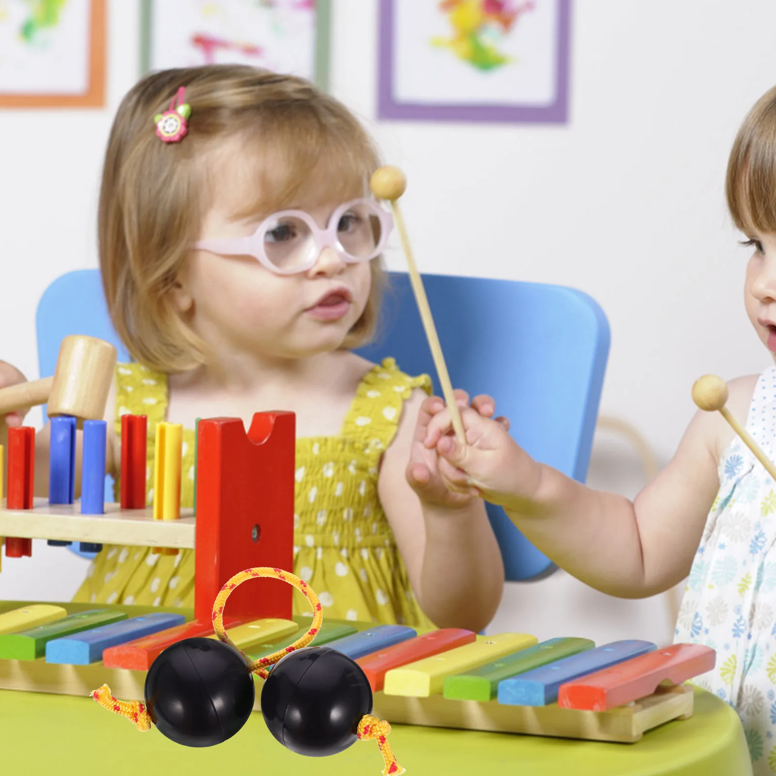 Maracas Juguetes para niños para bebés Instrumentos Huevos musicales Coctelera de percusión Niño