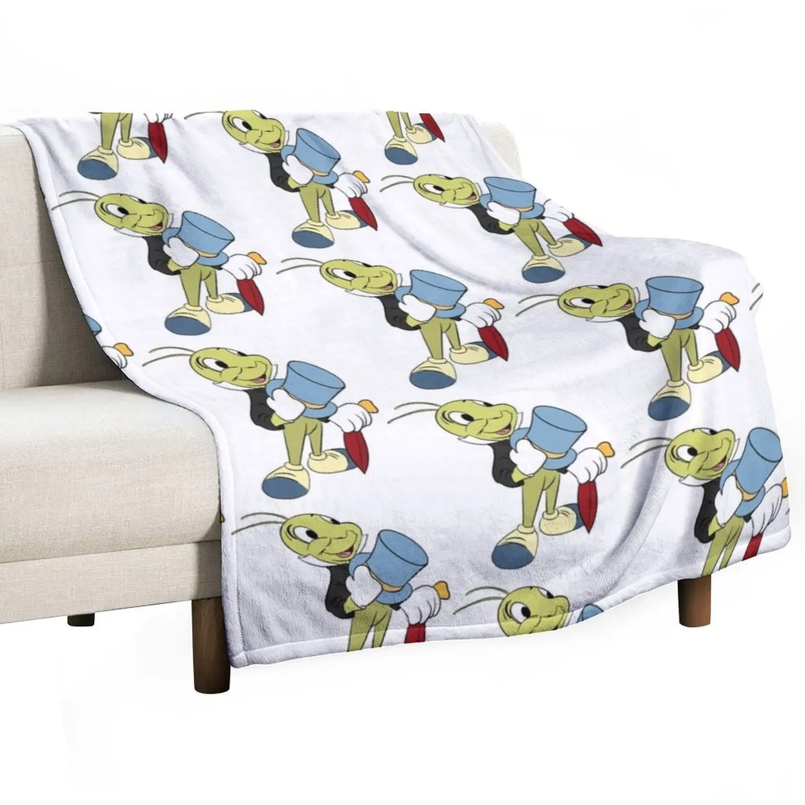 

Jiminy Cricket Throw Blanket Retros Personalized Gift warm for winter Blankets