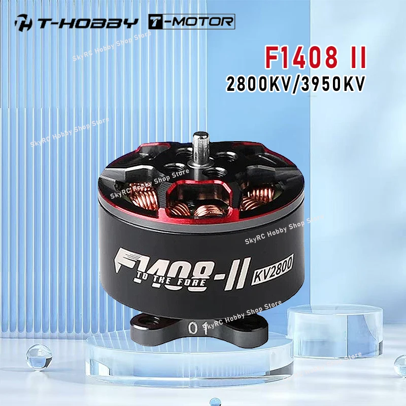 

T-MOTOR T-HOBBY F1408 II Cinewhoop Brushless Motor, 2800KV 4-6S / 3950KV 3-4S, lightweight high power design for 3-4 Inch RC
