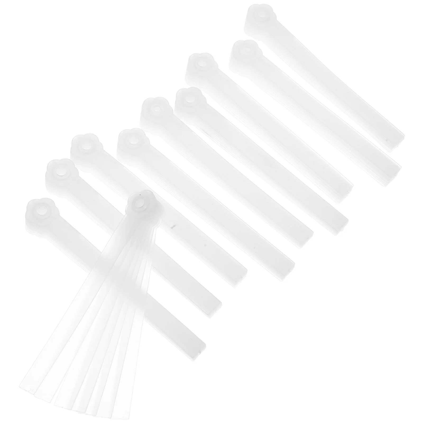 

10Pcs DIY Plastic Fan Grip Handles Foldable Design for Crafts Making Handmade Fan Party Wedding Supplies Handheld Fans Stick