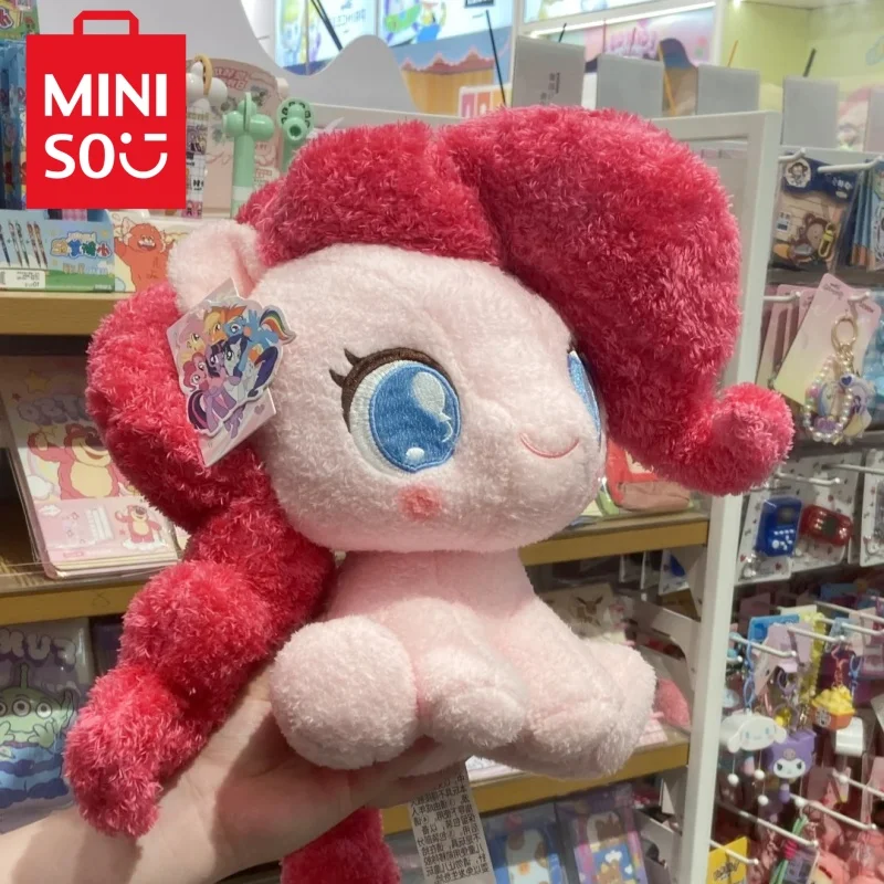 جديد Miniso حقيقية بلدي ليتل المهر جديد أفخم يجلس ألعاب الدمى Fluttershy Applejack الشفق البريق الخنصر فطيرة مخدة ناعمة هدية