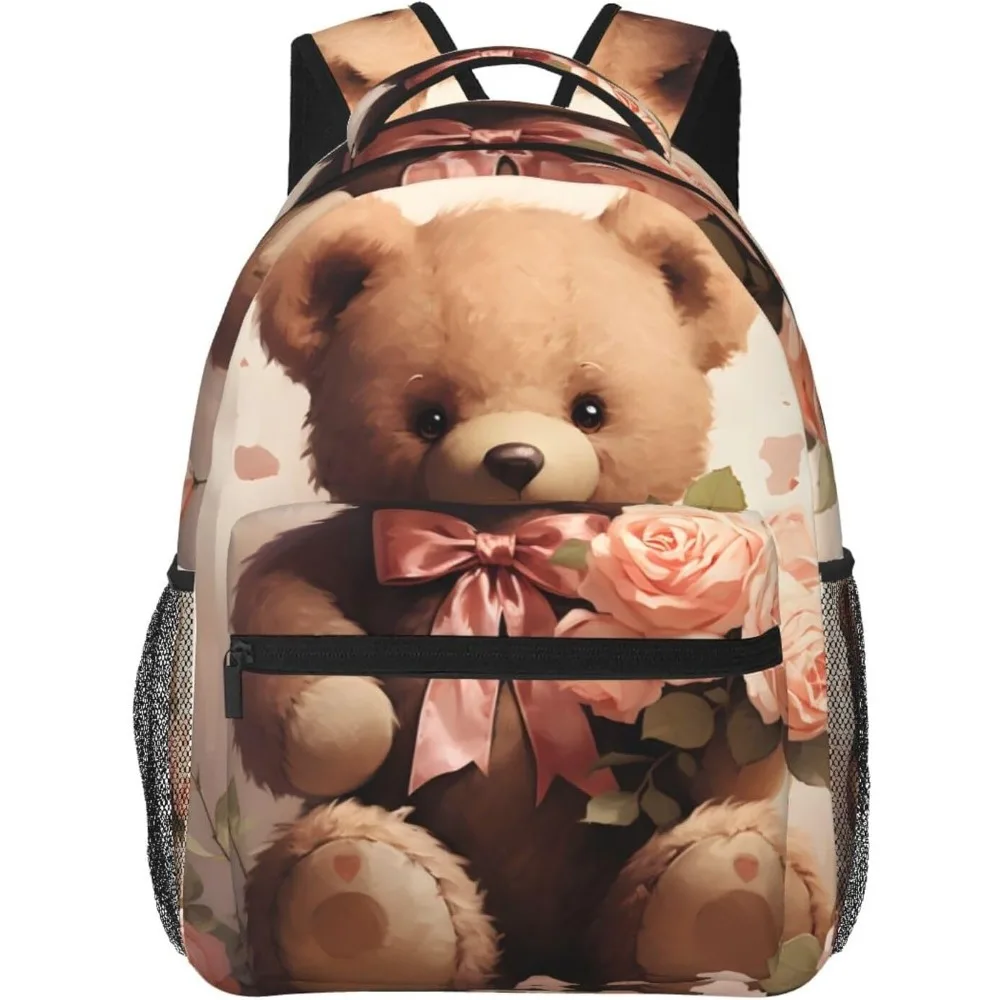 

laptop bag back to school Cartoon Funny Bear Lightweight Laptop Backpack Lightweight Multipurpose Travel Casual Daypack Unisex C
