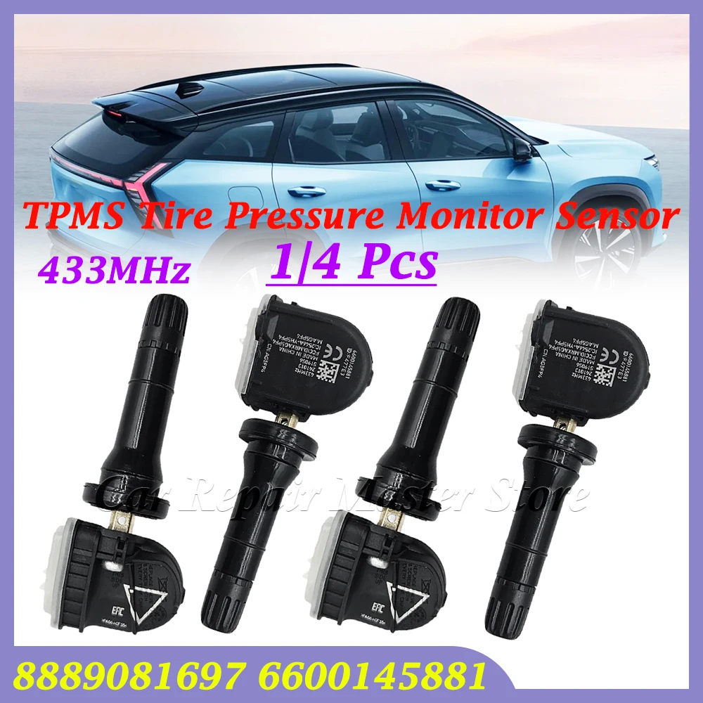 For Geely FY11 Monjaro Atlas Emgrand Manjaro Geometry A C 8889081697 6600145881 433MHz TPMS Tire Pressure Monito Sensor