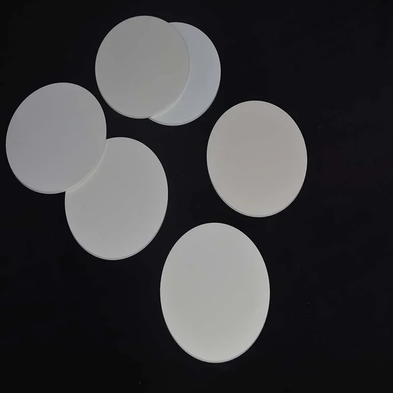 99% High Purity Ceramic Alumina Plates, Sheets, Substrates,  Circular,  Insulated,  Wear-resisting, Preservative  diameter=130mm