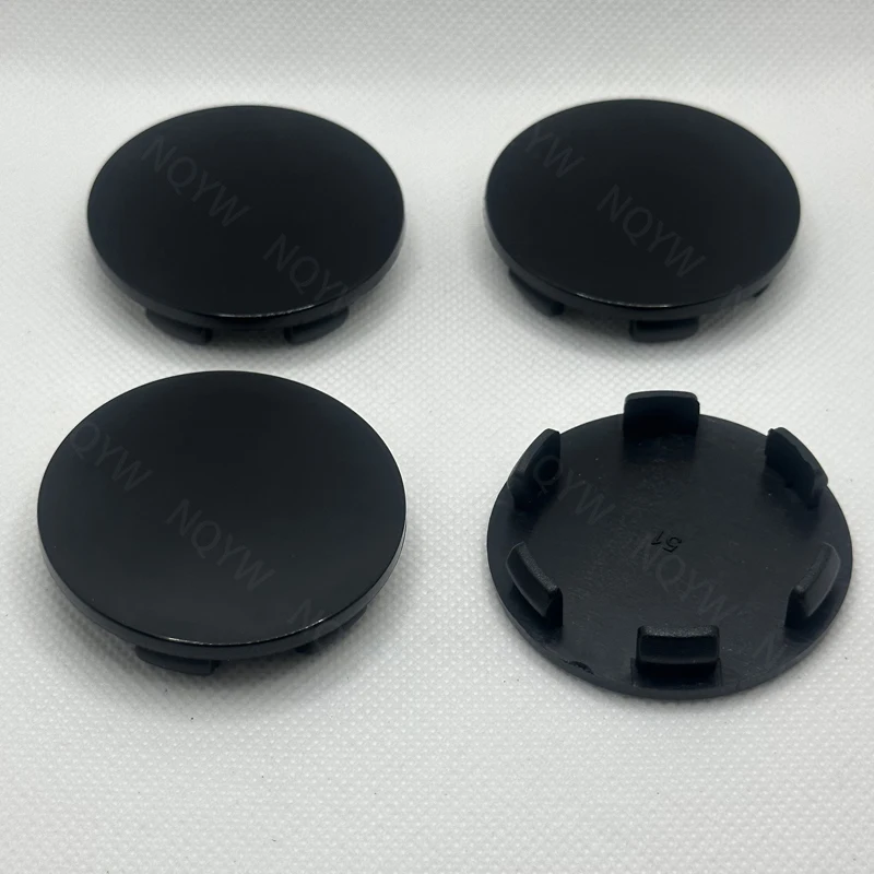 4Pcs/lot 51mm Car Wheel Center Hub Caps ABS No Logo Car wheel Dust-proof covers Car Wheel Decorations Exterior Auto Accessories