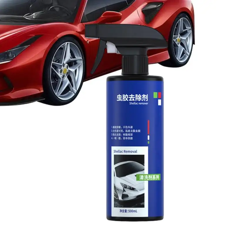 

Car Exterior Cleaner Spray 500ml Car Detailing Solution Safe Automotive Paint Tar Remover Waterless Detailer Clean And Remove