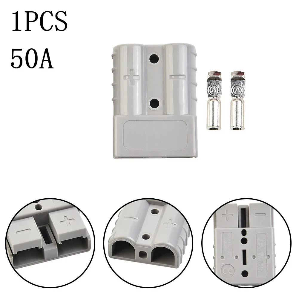 Long lasting and Efficient Battery Forklift Power Connector, 1PCS For 50120A, Copper Silver Contacts for High Power Applications