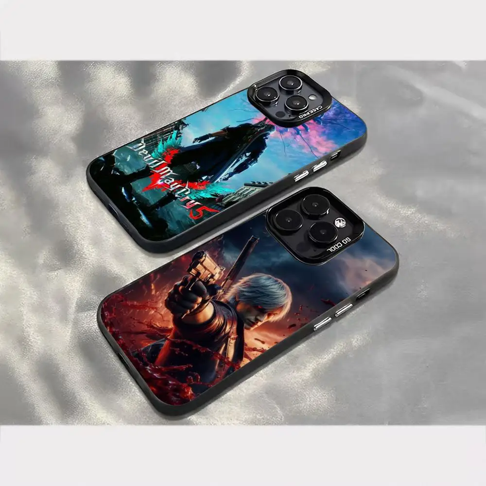 Funda para Teléfono anime-D-Devil May Cry-Y para iPhone 17 16 15 14 13 12Pro Max Air, Multicolor, Mate, Láser, Metálica, Aurora
