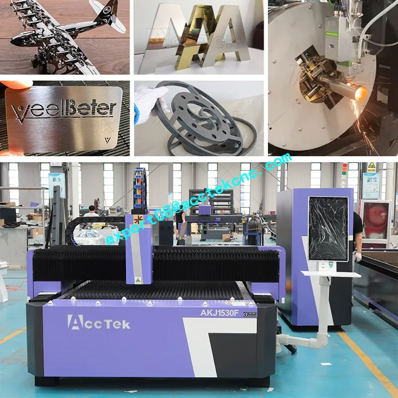 

Full Covered CNC IPG Raycus Max Reci 1000w 1500w 2000w 3000w 6000w Fiber Laser Cutting Machine 1530 6090 6010 Laser Cutter