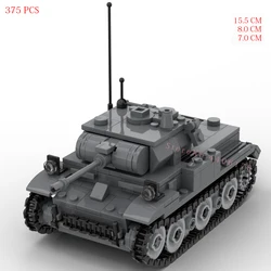 hot military WW2 German army SDKFZ 123 (VK 1303) tank Blitz war vehicle technical equipment Building Blocks weapons bricks toys