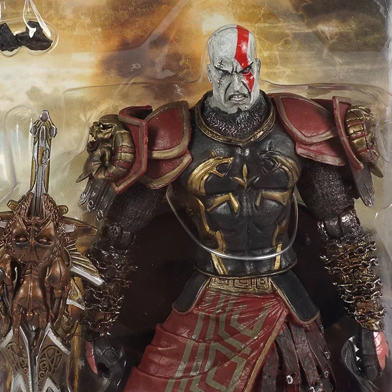 Classic Game NECA God of War 2 II Kratos In Ares Armor W Blades 7
