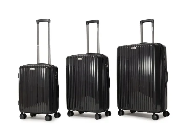 

3Pcs Travel Luggage Set PP Material Lightweight Suitcase with Spinner Wheels for Men Women, Sizes 20/24/28 Inch