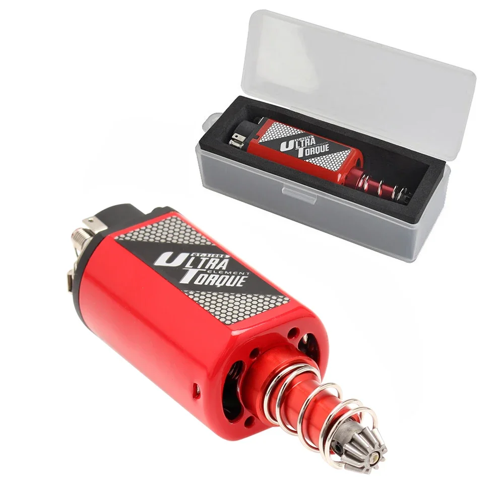Motor de alto par 480, eje largo 37K, Airsoft AEG, Motor de súper velocidad para caja de cambios V2, arma M16/M4/MP5/G3/P90, pistola de chorro de Gel